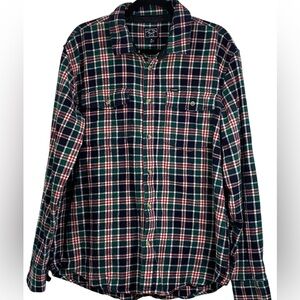Dark Seas Division Plaid Flannel Shirt